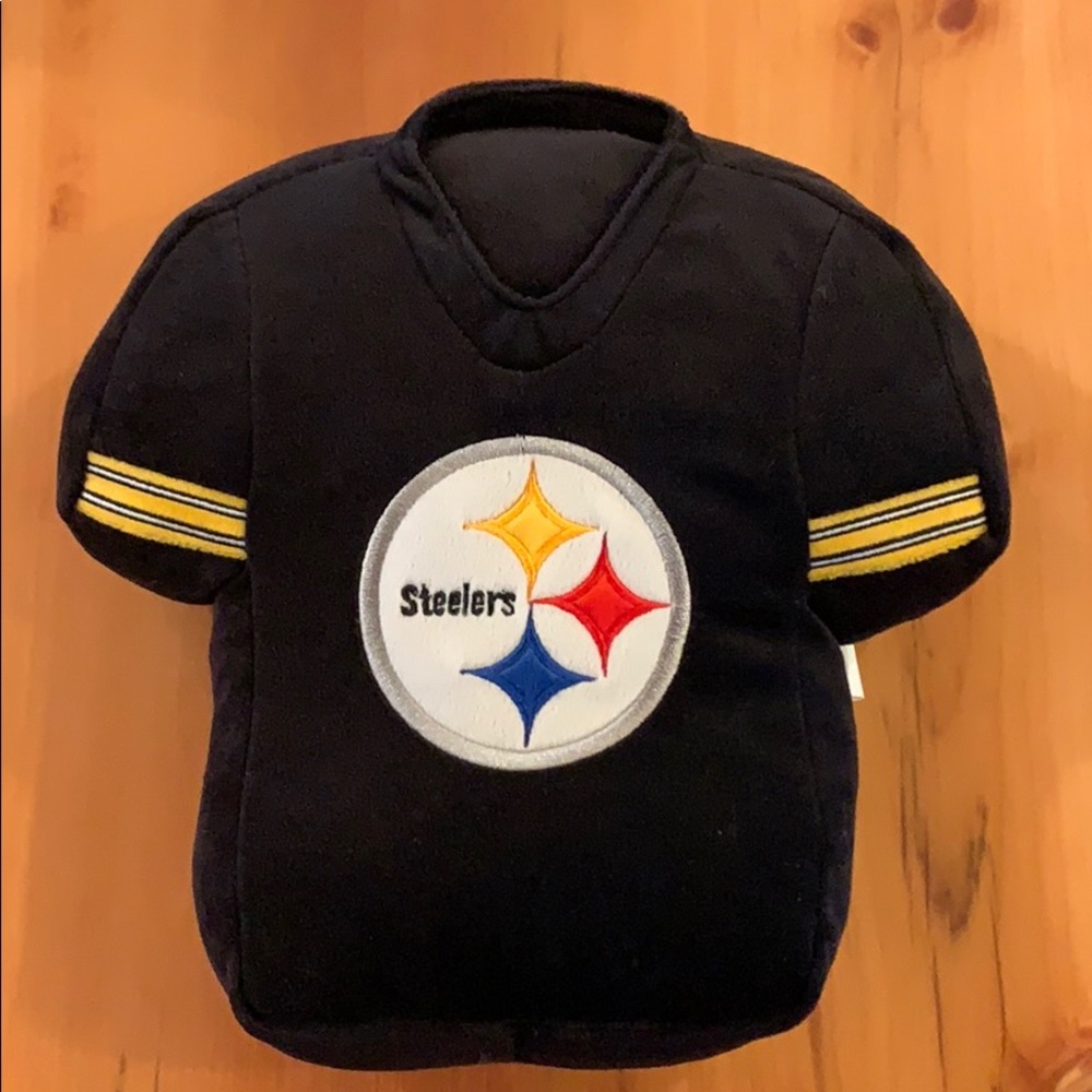 🏈 Pittsburgh Steelers Jersey Pillow 🖤💛